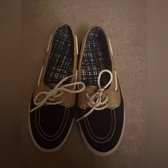 Tommy Hilfiger Twadreil Boat Shoes Canvas Slip On Loafers Womens Size 8 - Picture 2 of 7